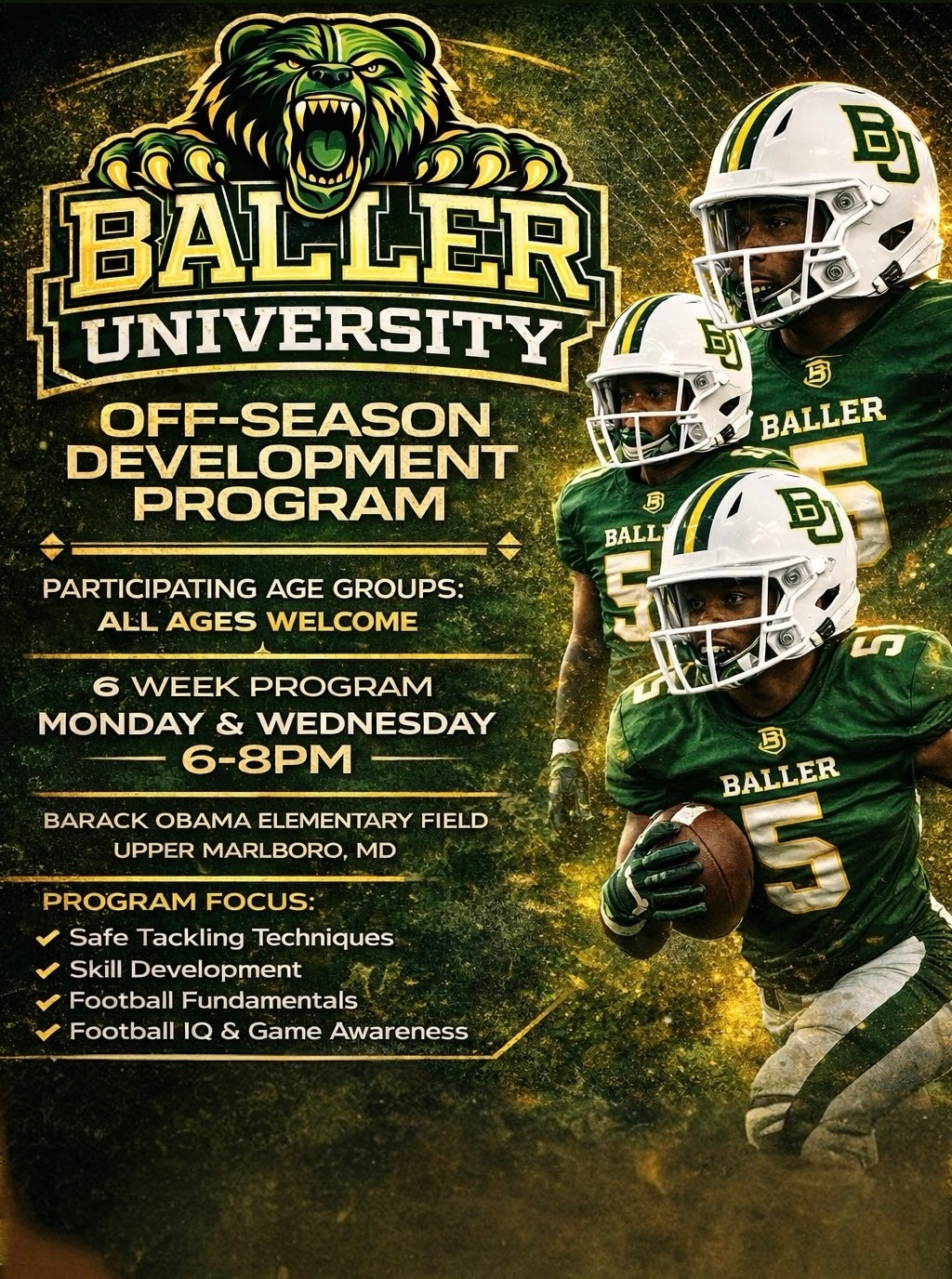 BALLER UNIVERSITY OFF SEASON SPRING PROGRAM